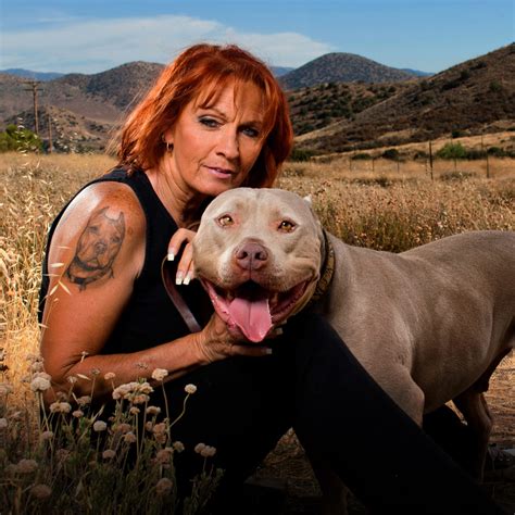 Together with her sister and mother run Villalobos Rescue Center where they rescue dogs. . Pitbulls and parolees pastor